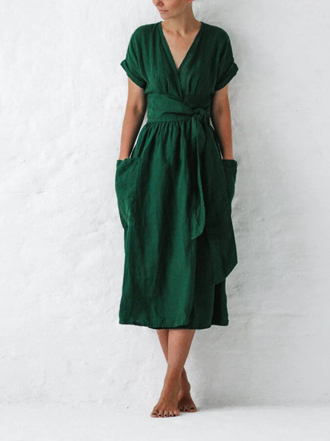 Chique Linnen Jurk | Zoe