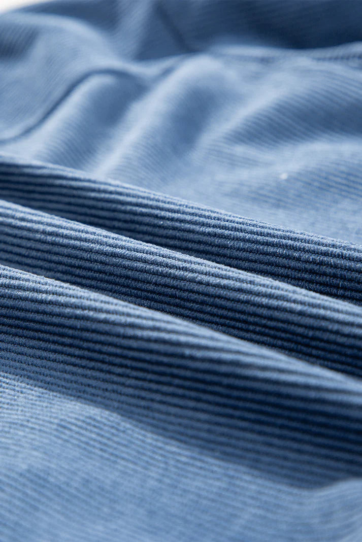 Casual Corduroy Capuchon Jas | Xariel Jas