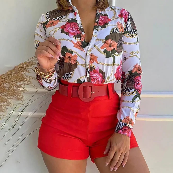 Trendy Blouse met Unieke Print | Varla Blouse