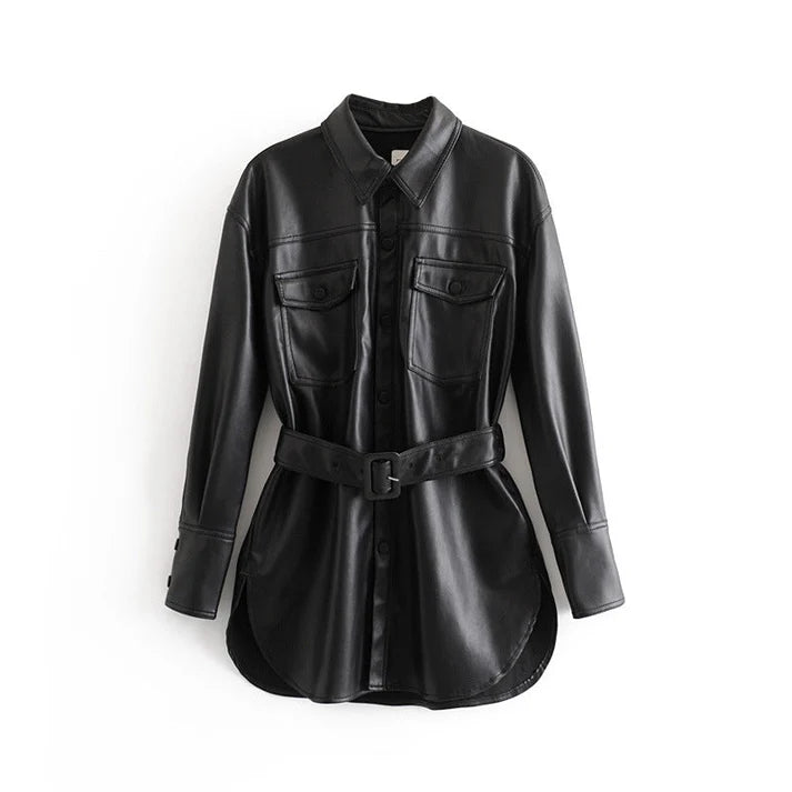 Leren Trenchcoat | Richell Jas