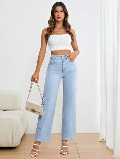 Trendy Flare Jeans | Hadu