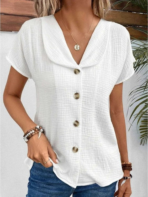 Chique Blouse met Stijlvolle Kraag | Vero Blouse