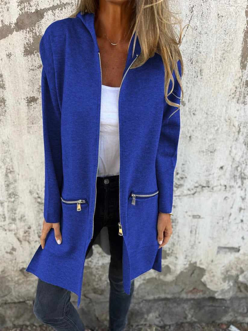 Dames Lange Hoodie | Shina Vest