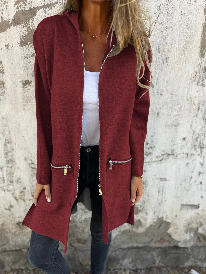 Dames Lange Hoodie | Shina Vest