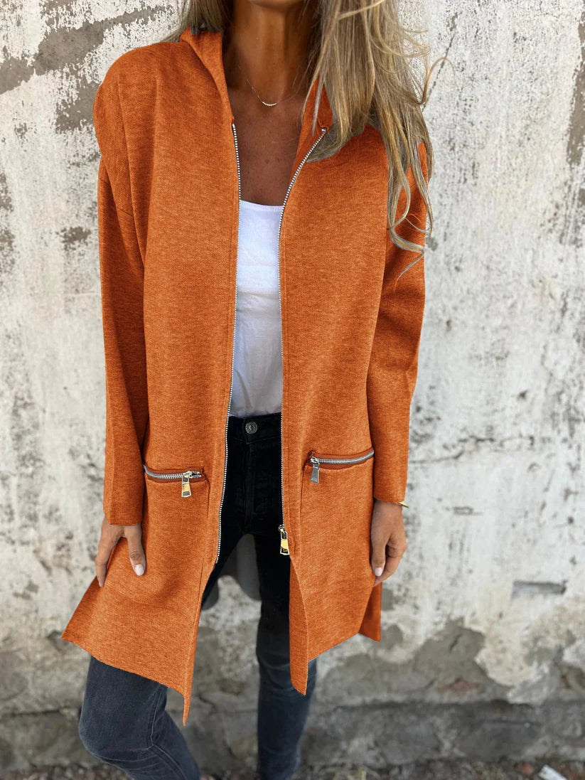 Dames Lange Hoodie | Shina Vest