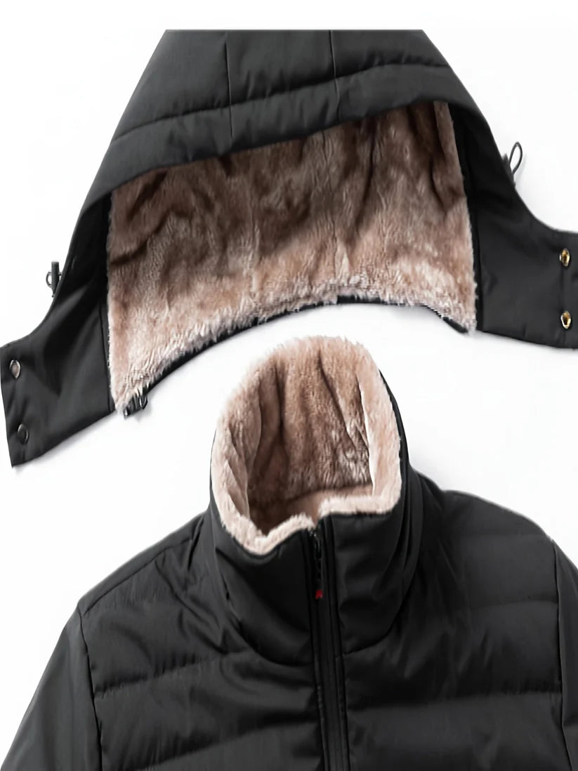 Gewatteerde Fleece Jas | Jabo Jas