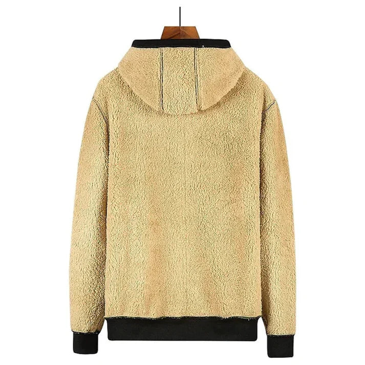 Heren kapuchon fleece jas | Ylwen Jas