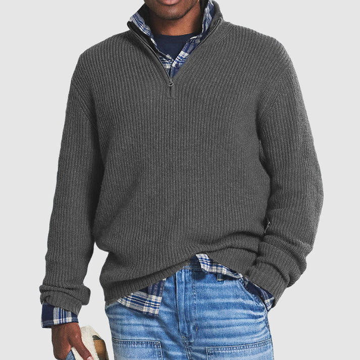 Heren kasjmier casual trui | Xylas Trui