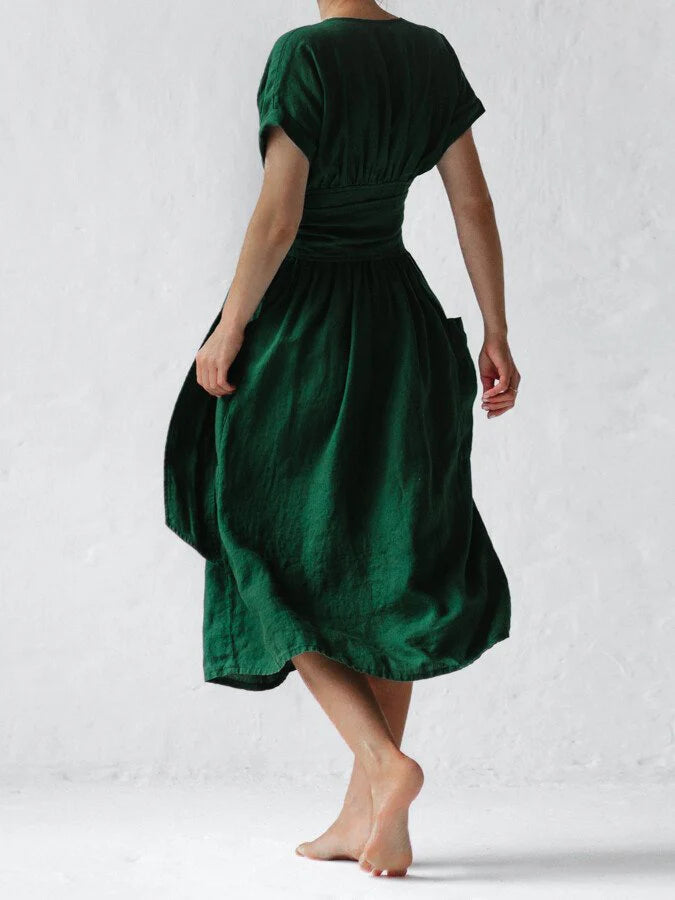 Chique Linnen Jurk | Zoe