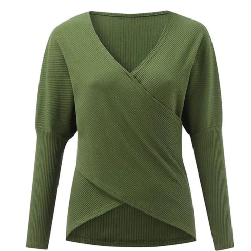 Vrouwen V-hals Wrap Trui | Branca Trui