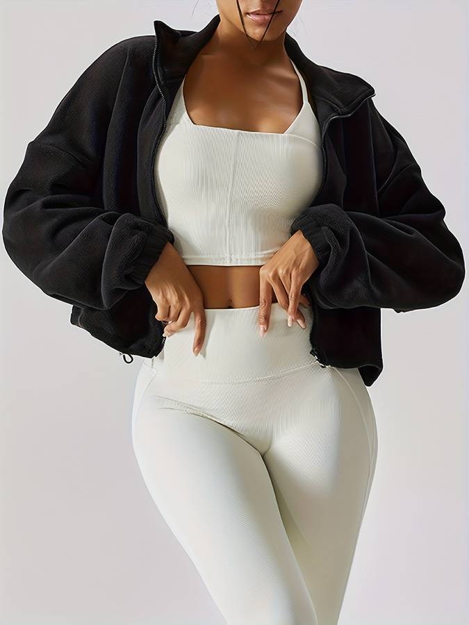 Warme Fleece Jas | Sharmaine Jas