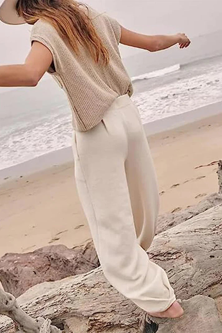 Gebreide Top en Broek Set | Vicky Set