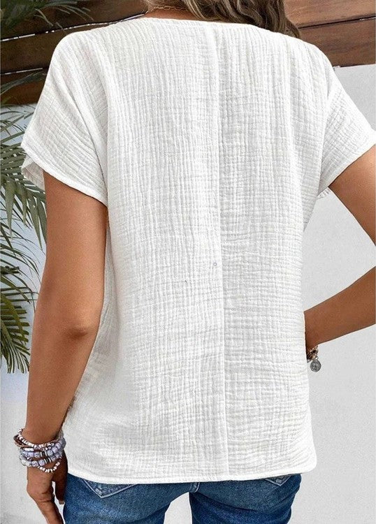 Chique Blouse met Stijlvolle Kraag | Vero Blouse
