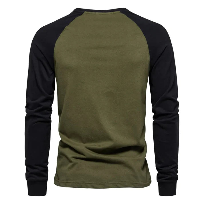 Heren Patchwork Lange Mouwen Shirt | Waldemar Shirt