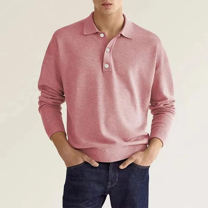 Poloshirt met Lange Mouwen | Mika
