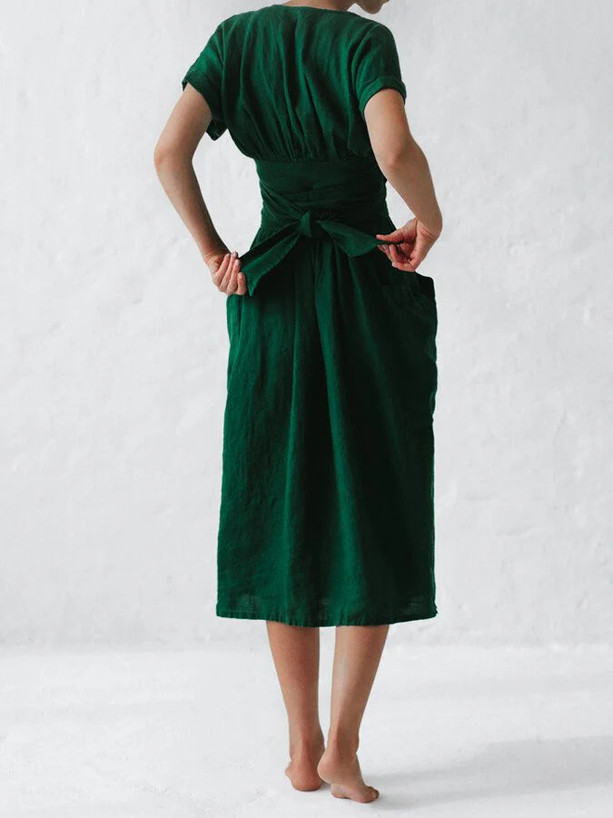 Chique Linnen Jurk | Zoe