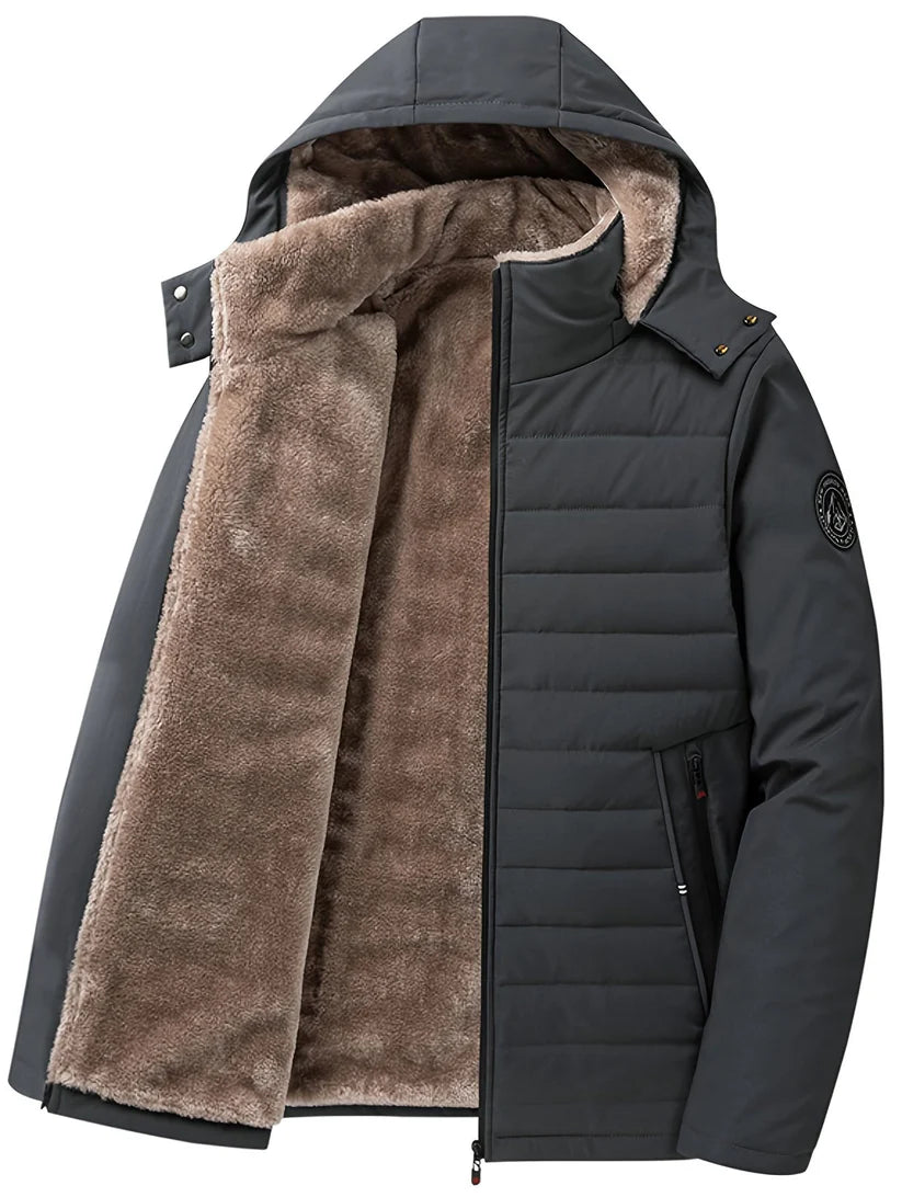 Gewatteerde Fleece Jas | Jabo Jas