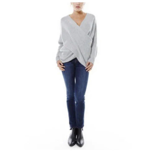 Vrouwen V-hals Wrap Trui | Branca Trui