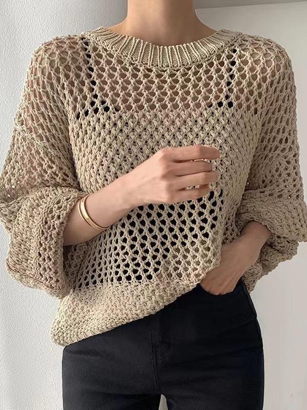 Uitgeholde Losse Trui | Annaliza Trui