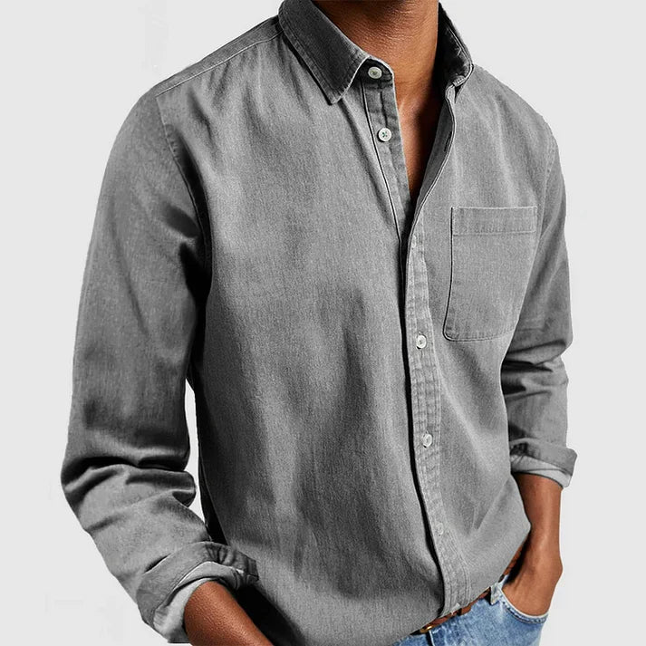 Heren Klassiek Button-Up Casual Overhemd | Wally Shirt