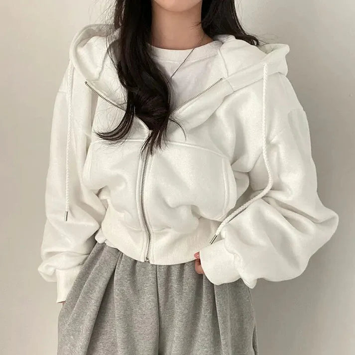 Oversized Rits-Up Hoodie | Bella hoodie