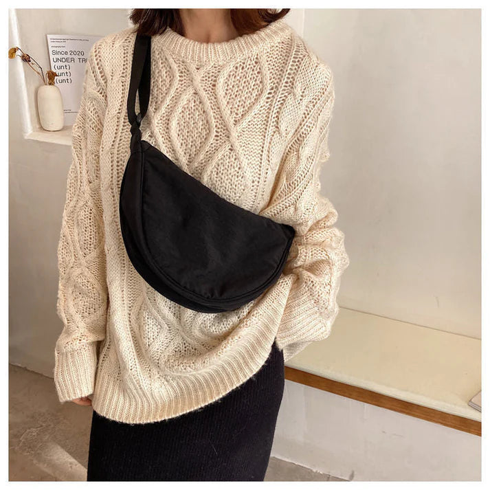 Nylon Kruis Lijf Tas | Wenda Tas