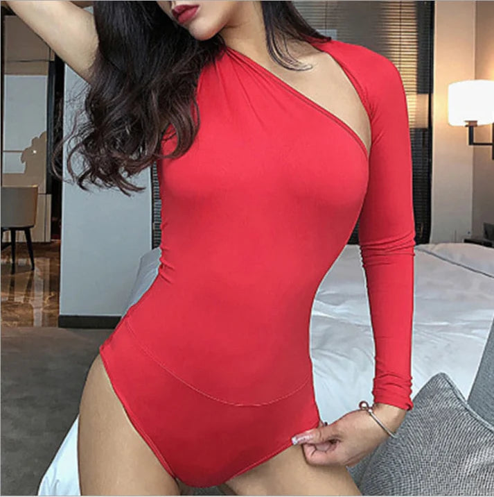 Een-schouder Bodysuit | Usra Bodysuit