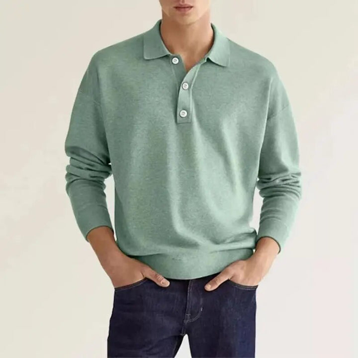 Poloshirt met Lange Mouwen | Mika