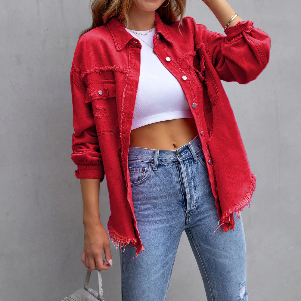 Luxe Denim Overhemd | Louisa