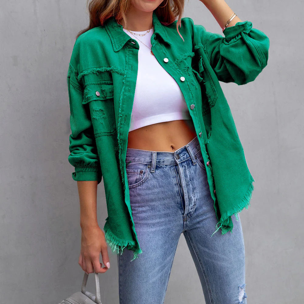 Luxe Denim Overhemd | Louisa