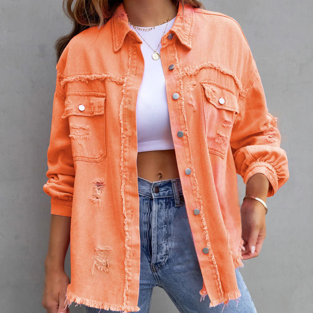 Luxe Denim Overhemd | Louisa