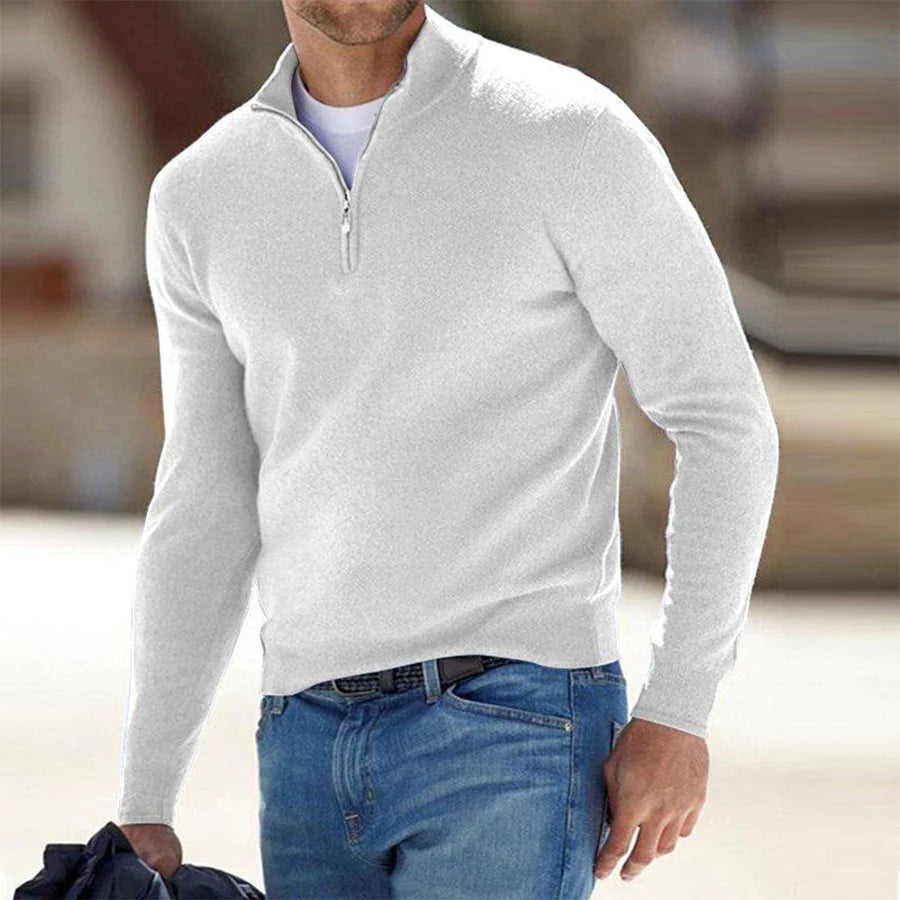 Trendy Heren Vest met Rits | Luke