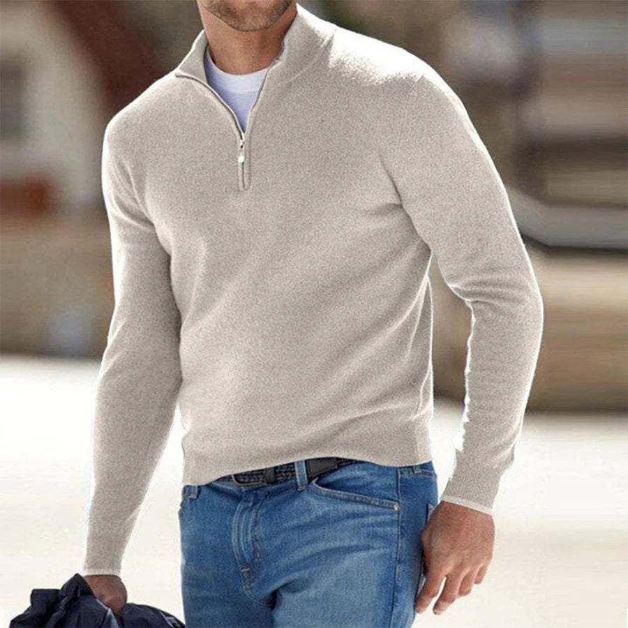 Trendy Heren Vest met Rits | Luke