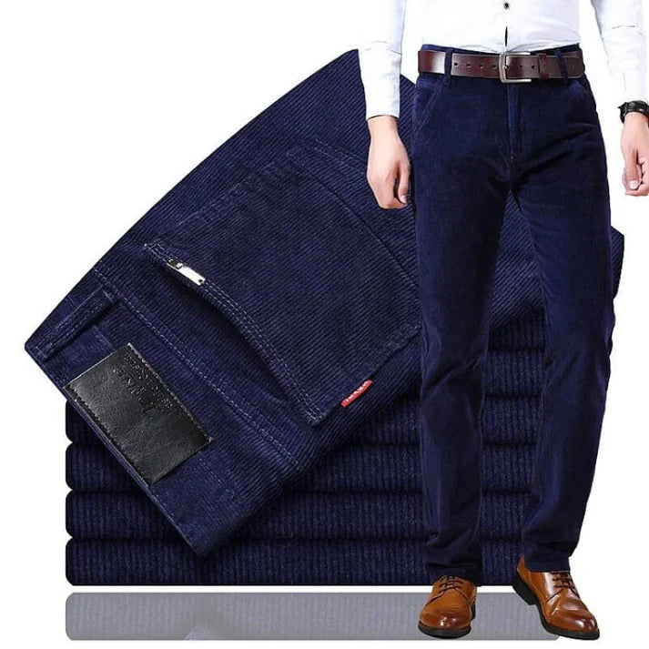 Geribbelde Nette Broek voor Heren | Xeno Broek