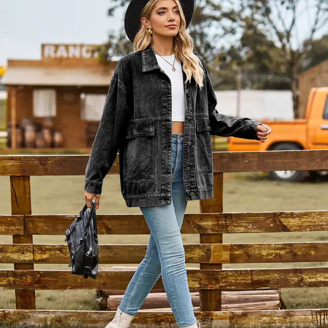 Stijlvolle Denim Jas | Jenica