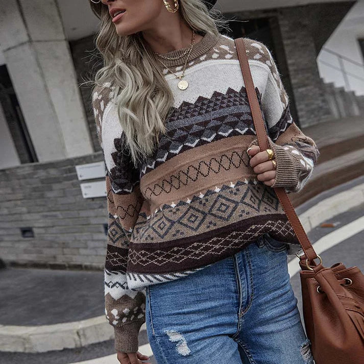 Vintage Gebreide Trui | Xiara Trui