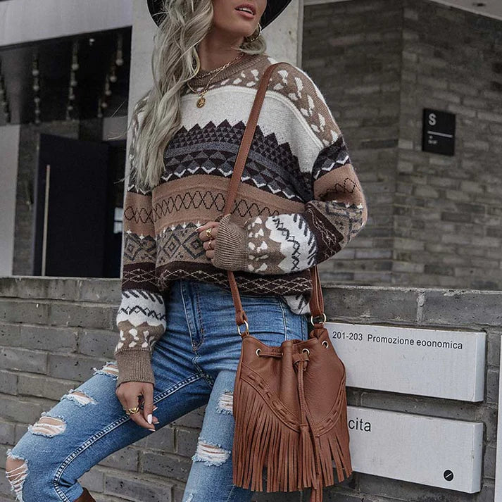 Vintage Gebreide Trui | Xiara Trui