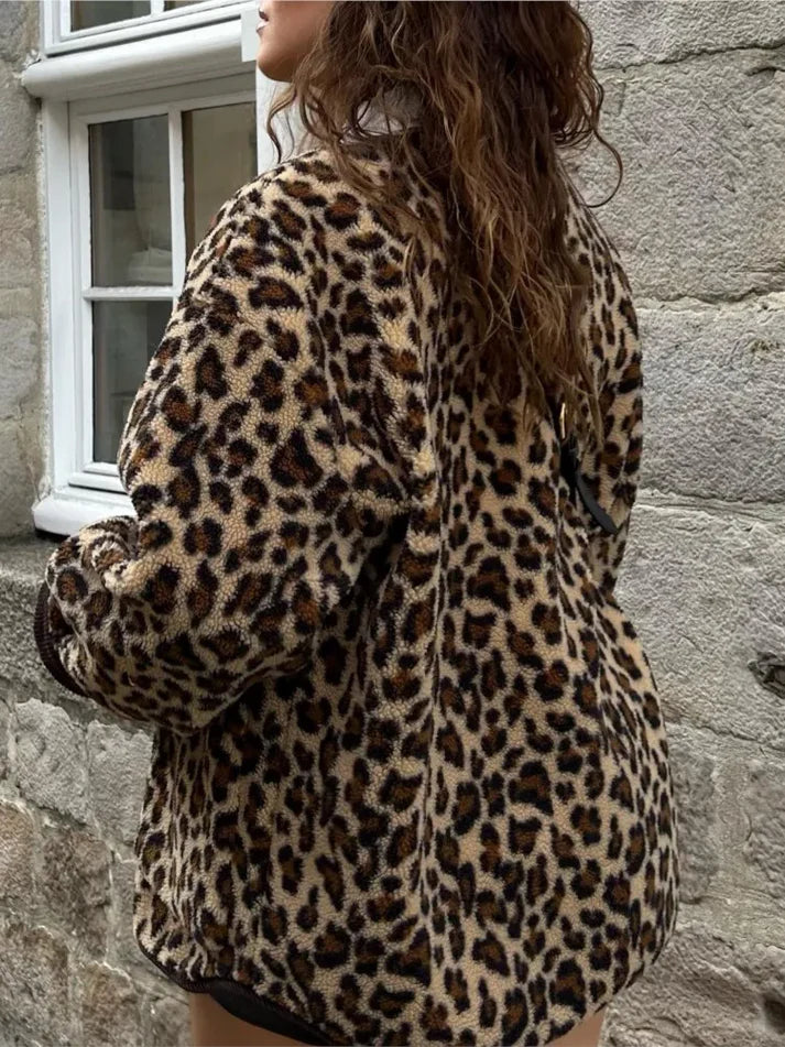 Luxe luipaardprint Jas | Wiliane Jas