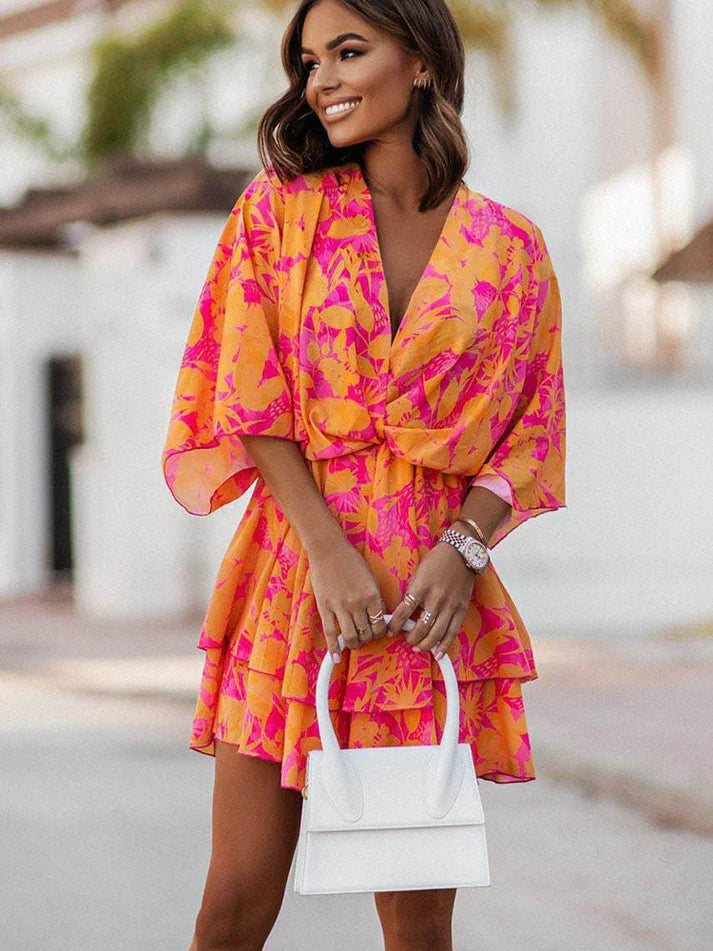 Mini Geplooide Allure Jurk | Beatrix