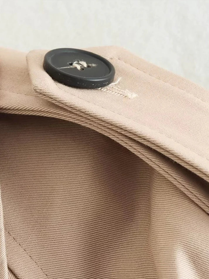 Stijlvolle Cropped Trenchcoat | Wynter Jas