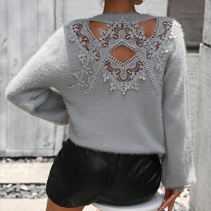 Trendy Pluizige Trui | Razelle Trui