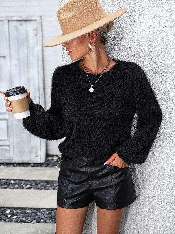 Trendy Pluizige Trui | Razelle Trui