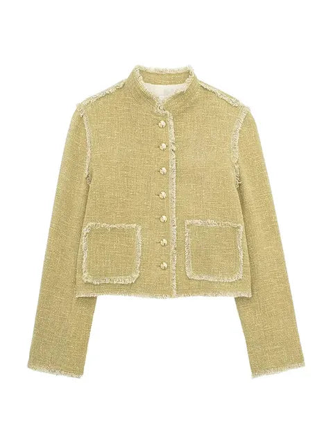 Vintage Lange Mouw Jas | Warda Jas