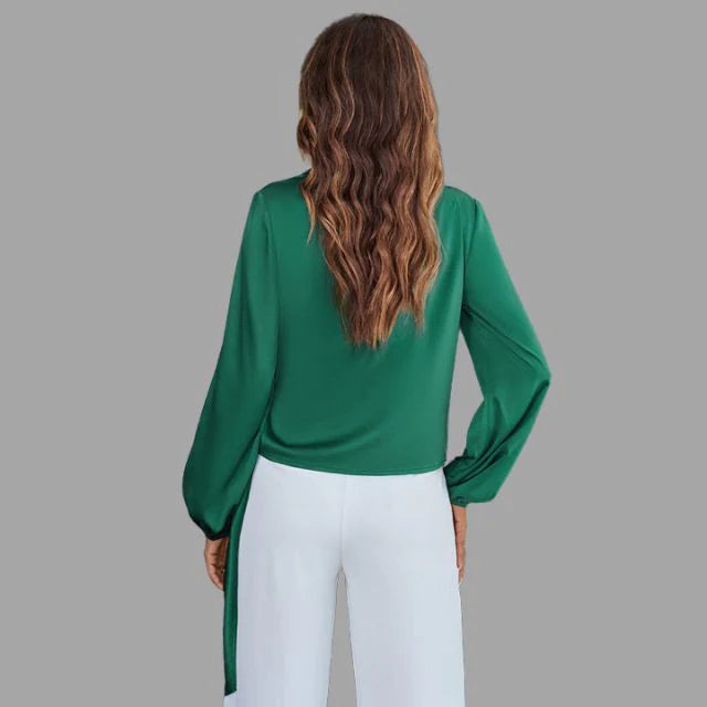 Tijdloze Blouse met V-hals | Ashma Blouse