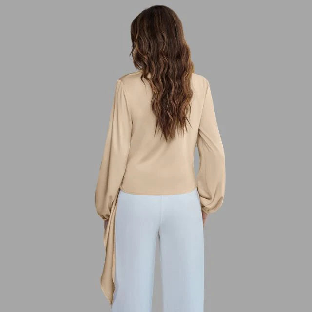Tijdloze Blouse met V-hals | Ashma Blouse