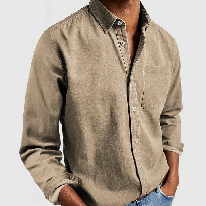 Heren Klassiek Button-Up Casual Overhemd | Wally Shirt