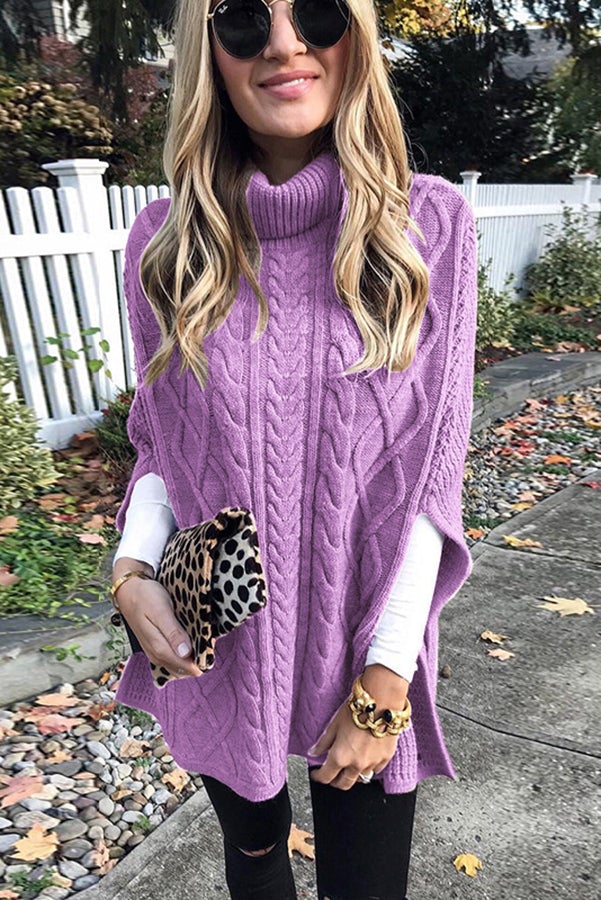 Casual Coltrui Cape Sweater | Virna Trui