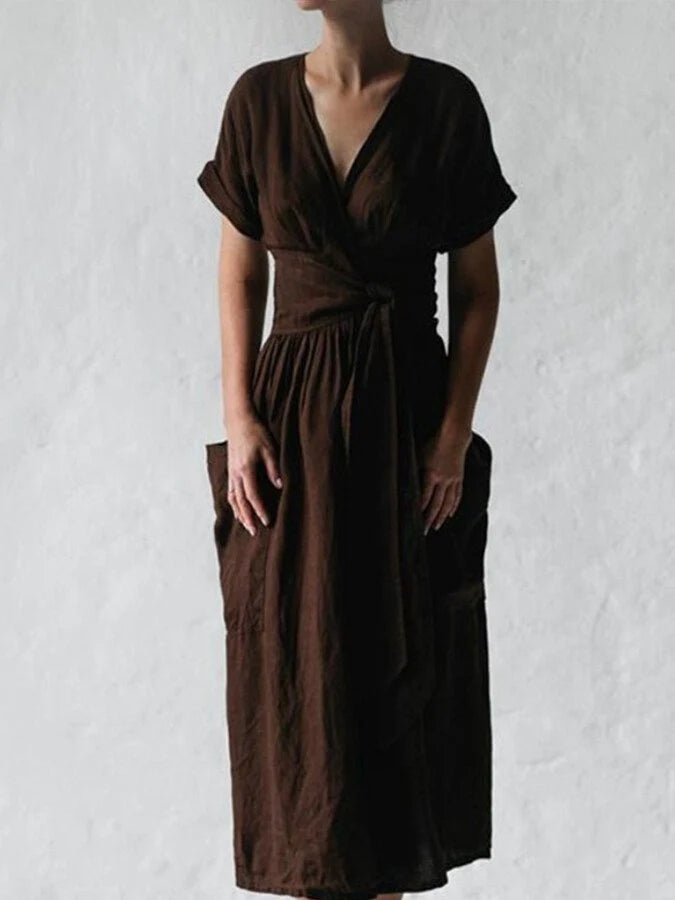 Chique Linnen Jurk | Zoe