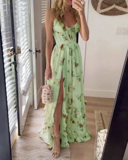 Elegante Jurk Met Bloemen Print | Katherine