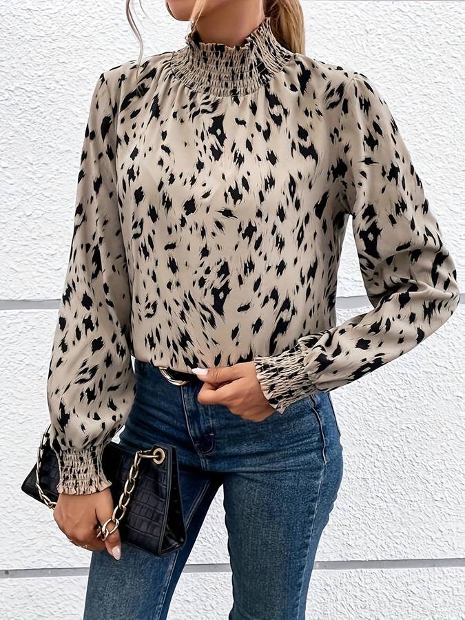 Casual Lange Mouw Bloes | Qenia Bloes